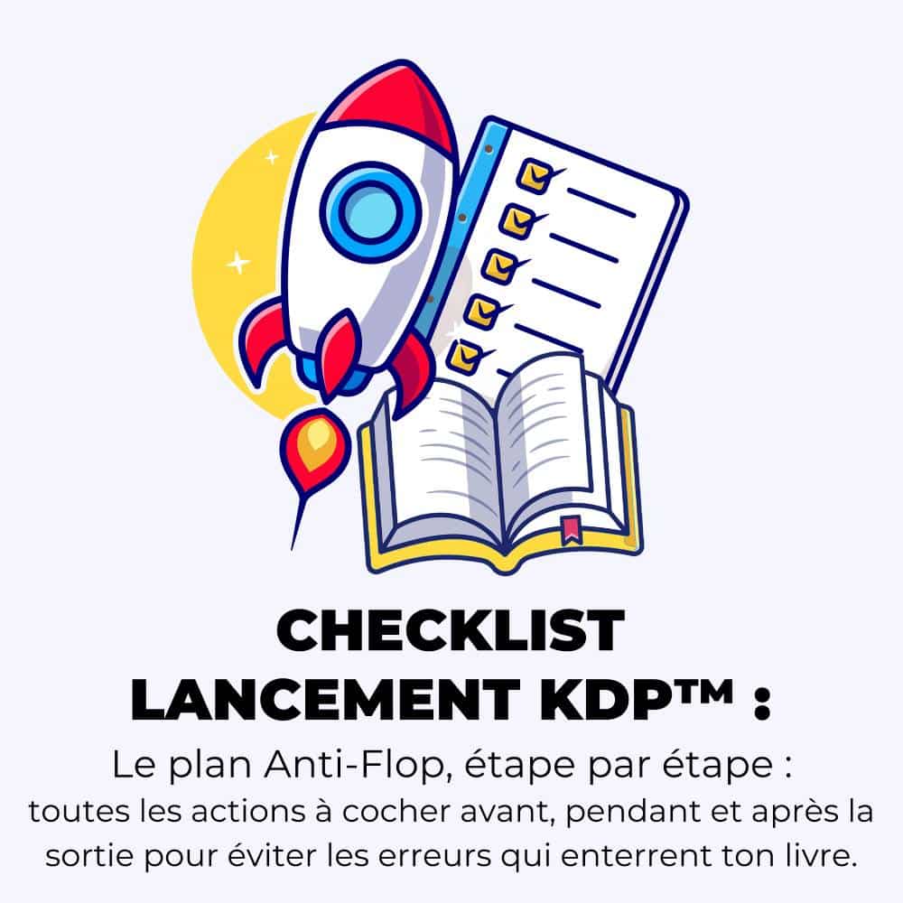 Checklist de lancement de livre